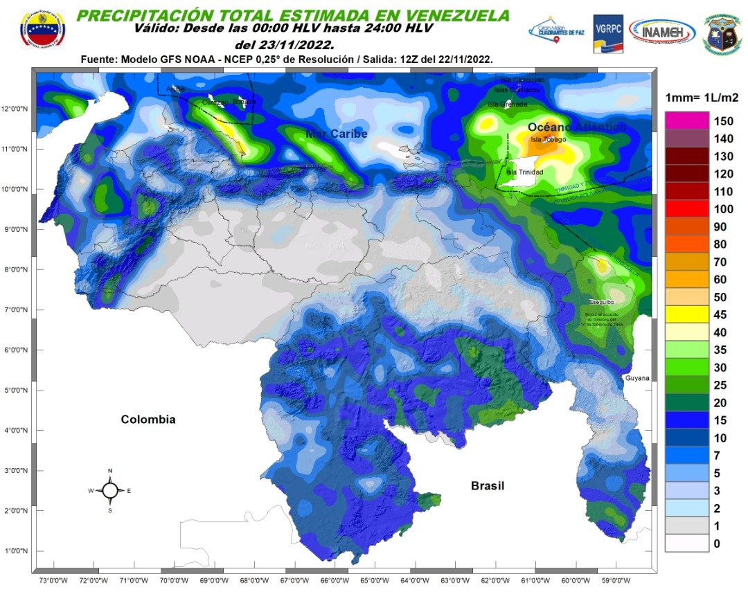 Inameh pronosticó fuertes marejadas en todas las costas venezolanas este #23Nov