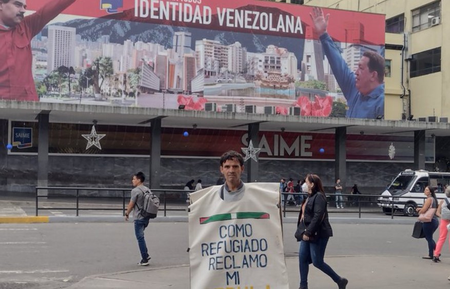 Refugiado vasco Asier Guridi protesta ante negativa del régimen de reconocer su derecho a la identidad #15Nov