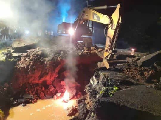 Suspendido el tránsito vehicular entre Sucre y Anzoátegui tras afectaciones en la Troncal 09