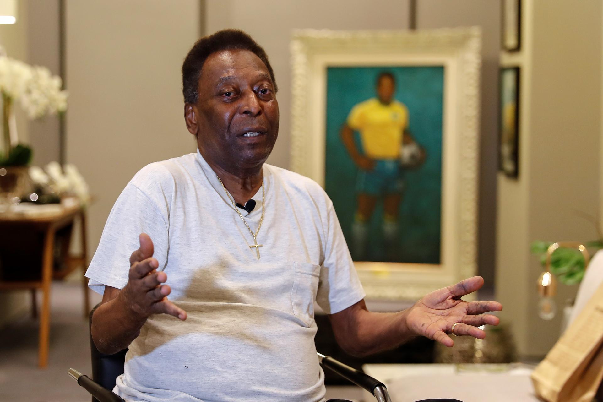Pelé tuvo Covid-19 antes de ser hospitalizado, revela su hija