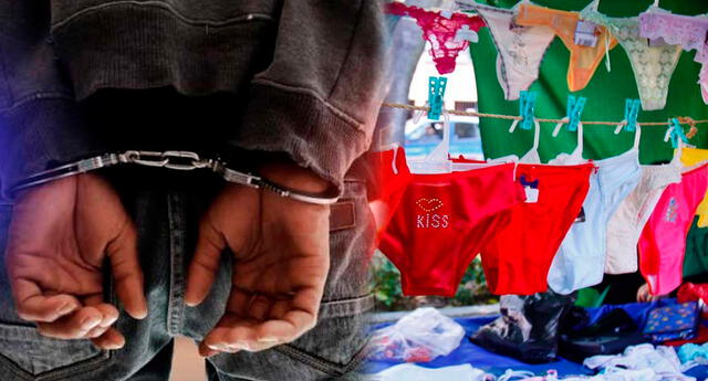 México: Capturaron a ladrón que se distrajo oliendo la ropa interior de su víctima