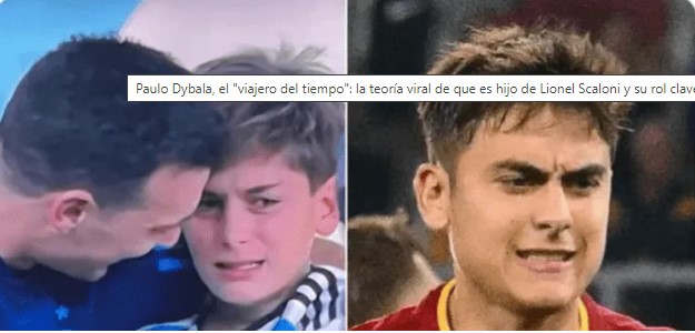 Paulo Dybala, el “viajero del tiempo”: la teoría viral de que es hijo de Scaloni y su rol clave en el Mundial Qatar 2022