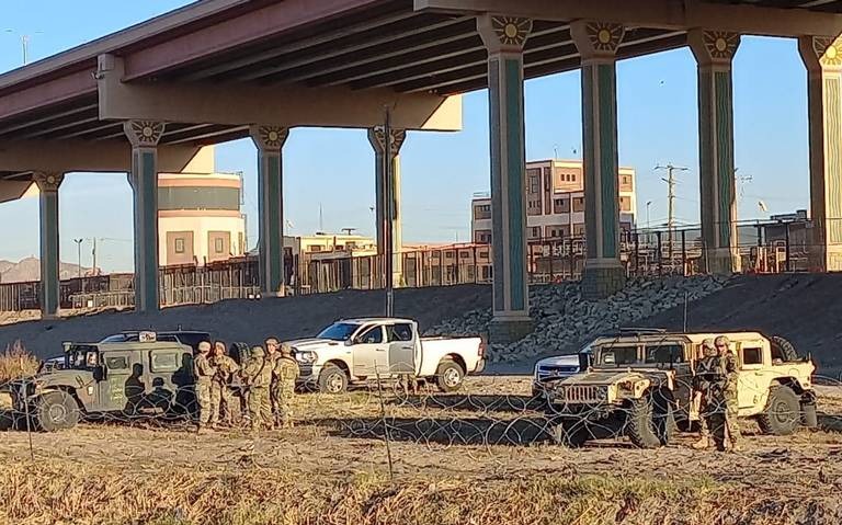 El borde de río Bravo se mantiene militarizado luego que se aplazara el fin del Título 42