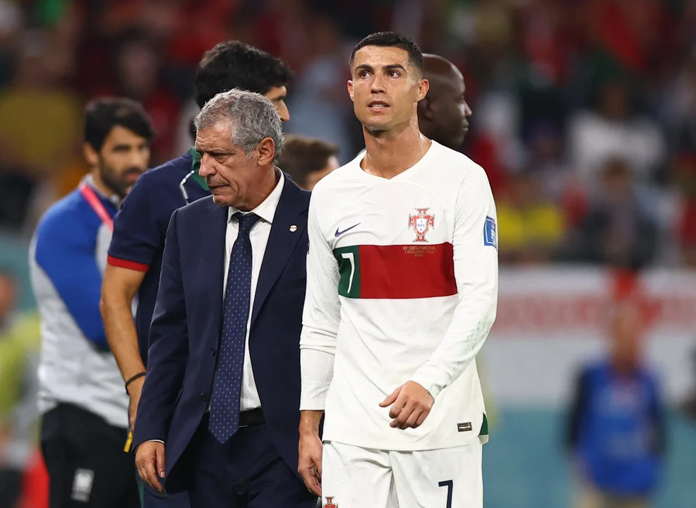 Gesto de Cristiano Ronaldo generó inesperado enfrentamiento con Fernando Santos