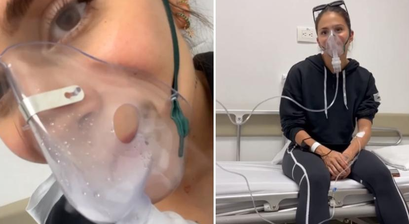 Greeicy entró en terapia respiratoria antes de continuar su gira internacional por esta razón