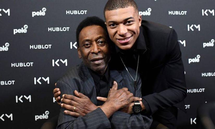 Pelé da las gracias a Mbappé por su apoyo y celebra sus récords en Qatar