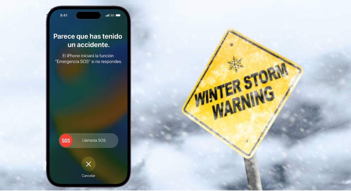 Así fue como un iPhone le salvó la vida a un hombre que quedó atrapado en la nieve en EEUU