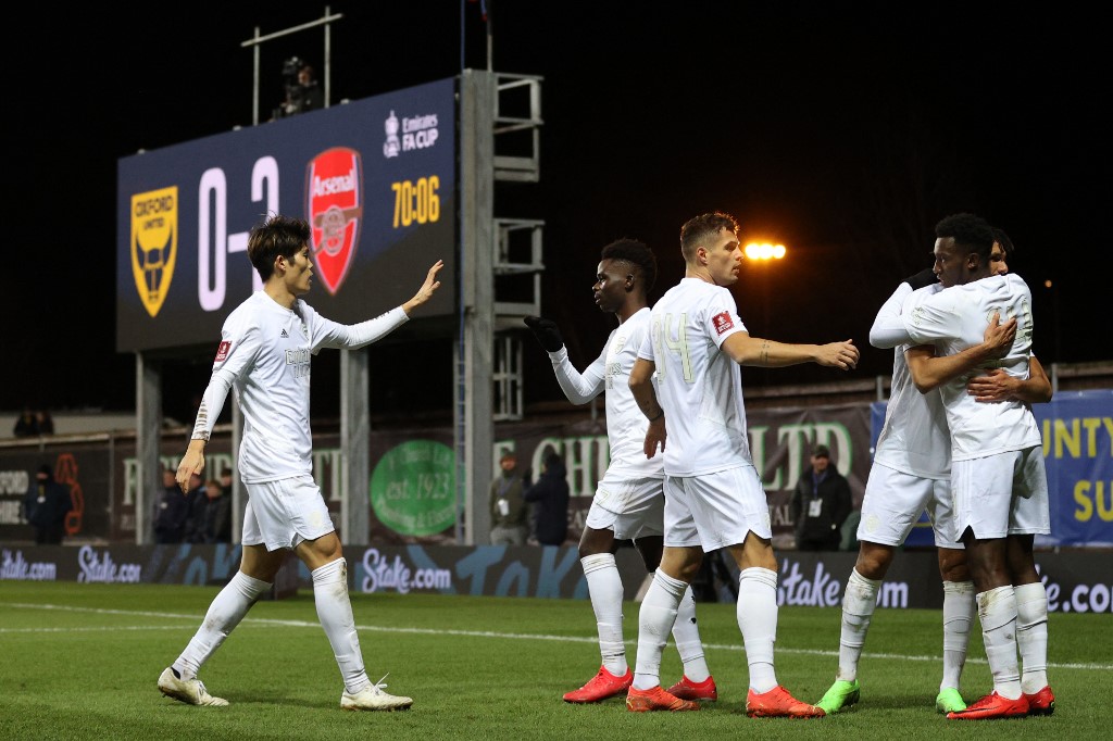 Arsenal goleó al Oxford United en la Copa de la Liga y se enfrentará al City