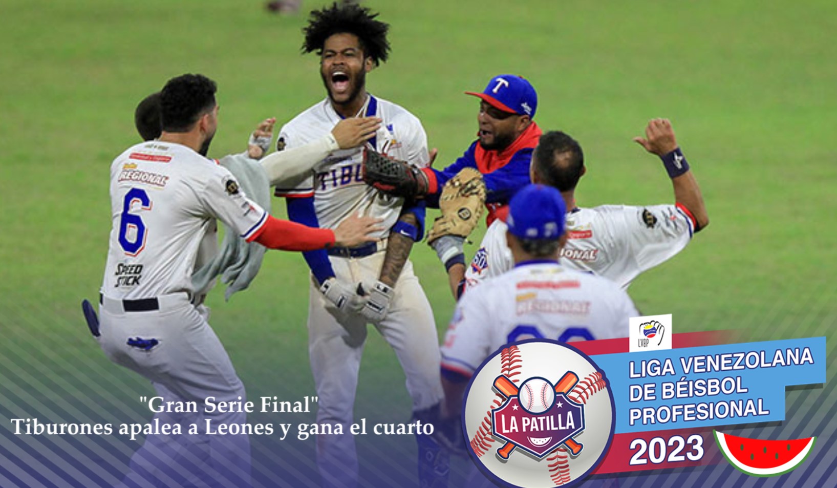 Tiburones apalean a Leones con sólida ofensiva y empatan la Serie Final