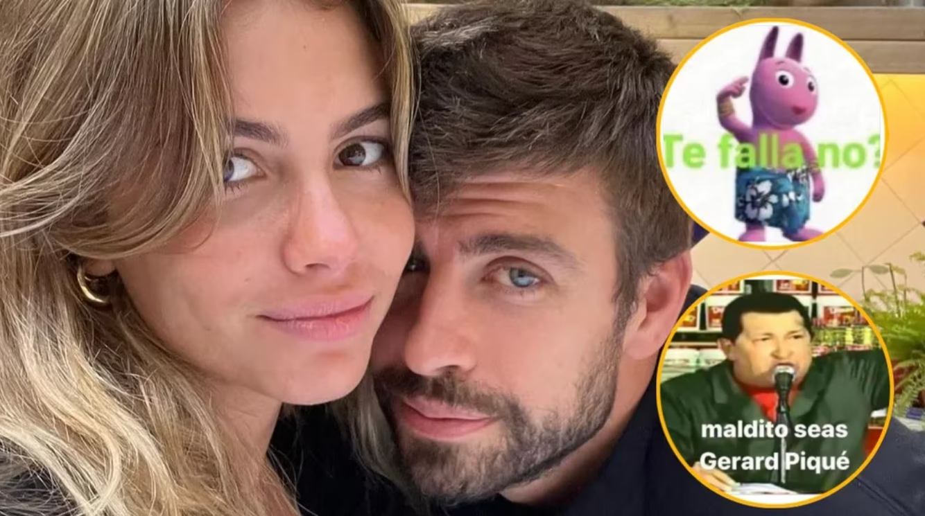 Las redes sociales estallaron en memes contra Piqué por su foto con Clara Chía