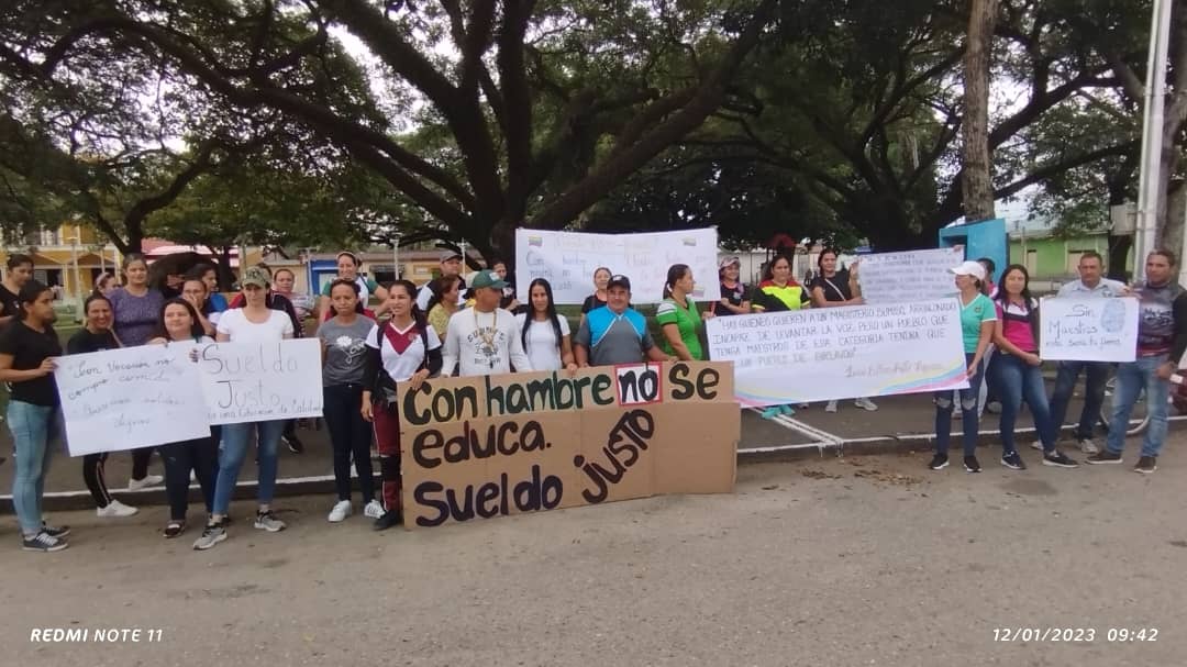 No cesan las protestas en Barinas: En Bum Bum están cerradas las escuelas y el ambulatorio solo recibe emergencias