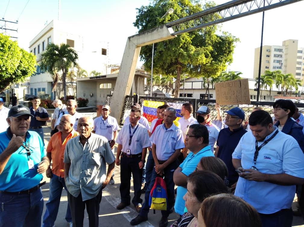 Trabajadores de Cantv en Anzoátegui se unieron a la ola de protestas por mejoras económicas