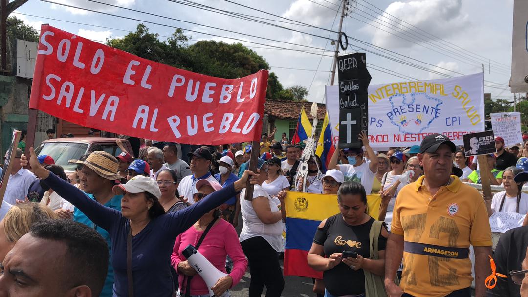 En Guárico, trabajadores enviaron mensaje contundente al chavismo: “No tenemos miedo, exigimos una vida digna”