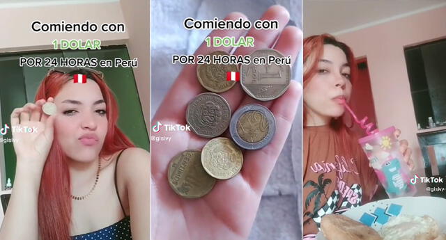 VIDEO: Venezolana mostró lo que comió con un dólar por 24 horas en Perú y deja en shock a todos