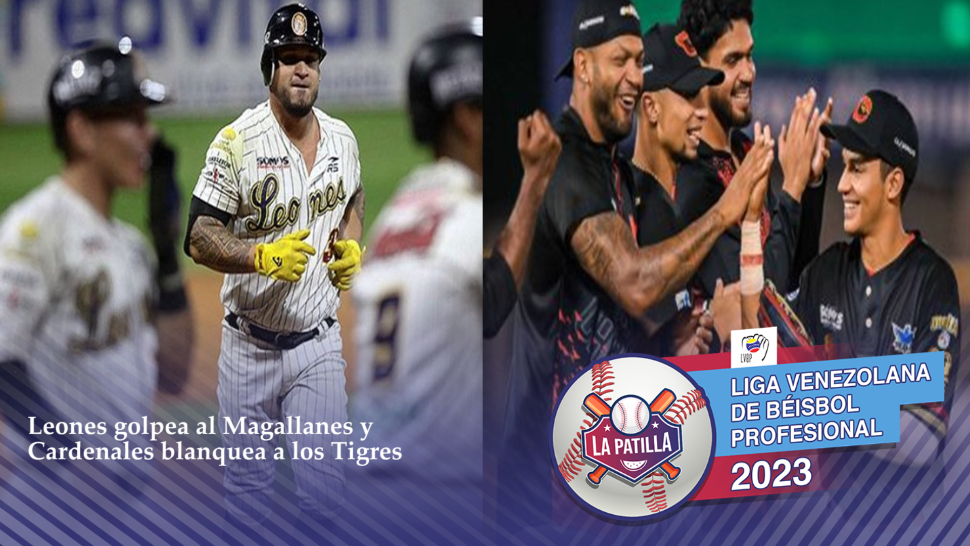 Leones vapuleo a Magallanes y Cardenales dejó comiendo arepas a Tigres este #10Ene