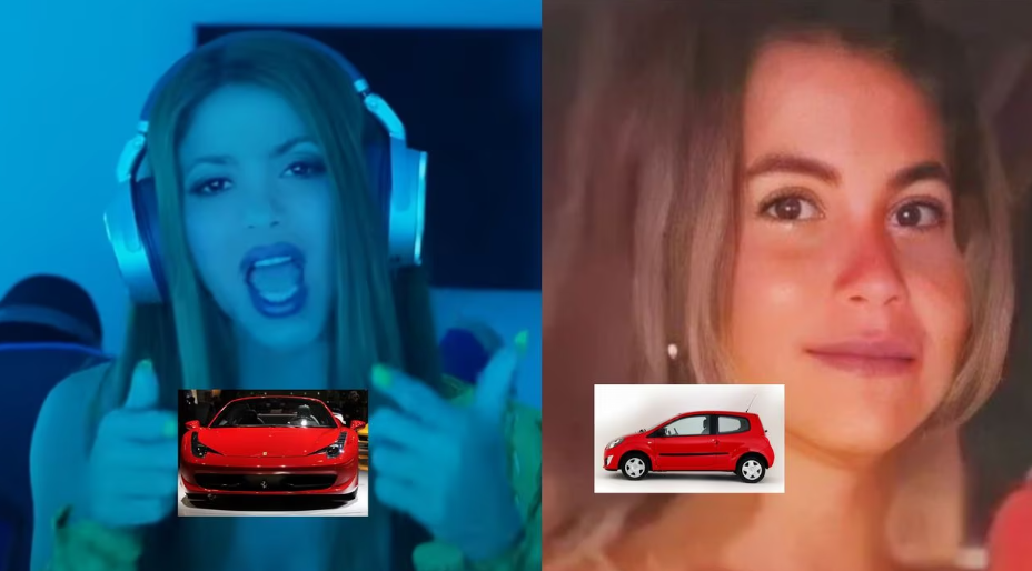 Si Shakira es un Ferrari y Clara Chía un Twingo, la física responde quién es más potente