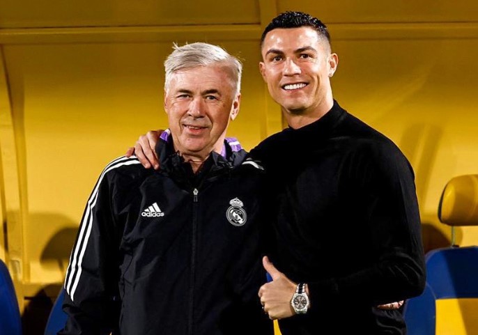 Ancelotti tras encuentro con Cristiano Ronaldo: “Lo veo muy bien; tomó la decisión correcta”