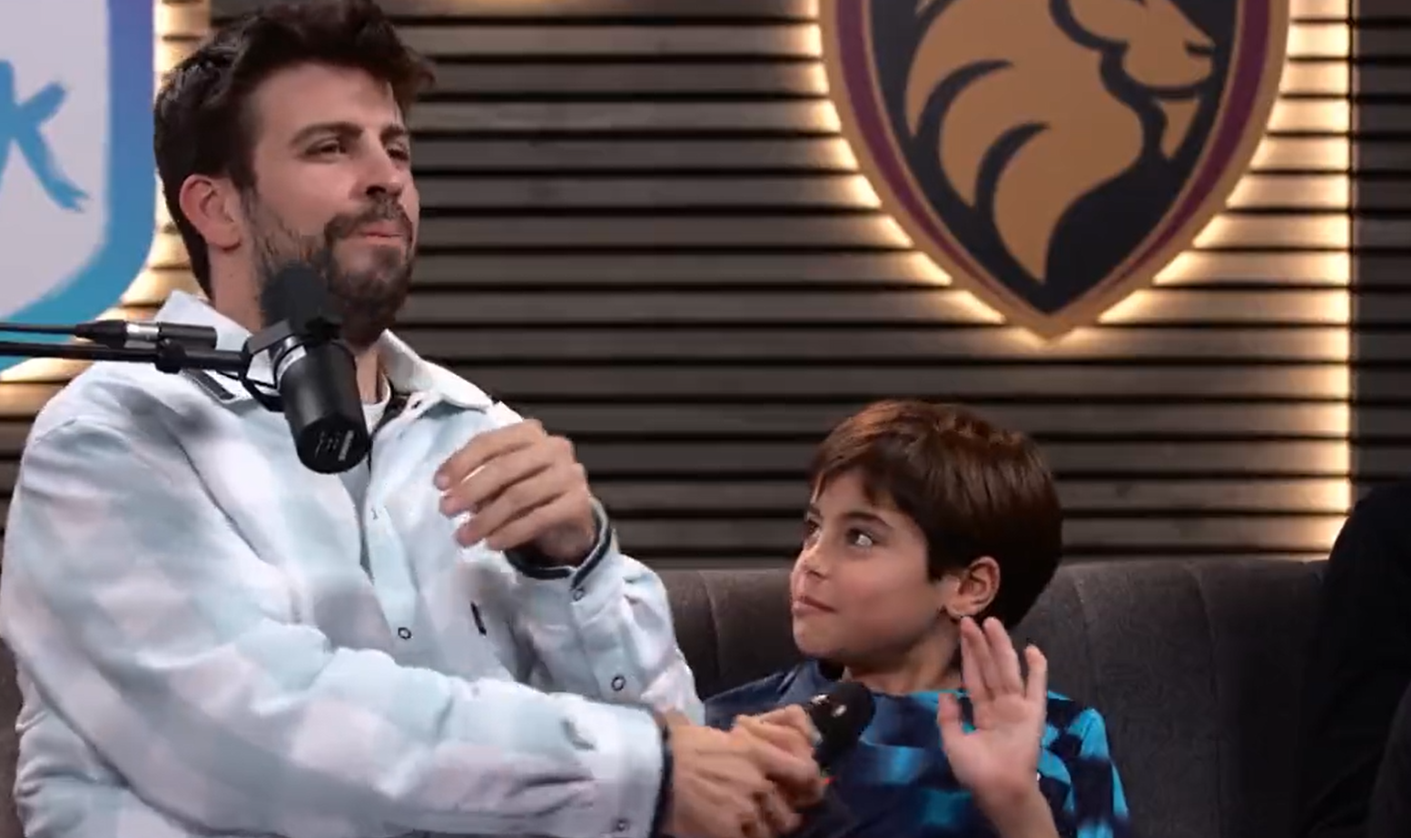 Gerard Piqué vive incómodo momento por culpa de su hijo Milan (Video)