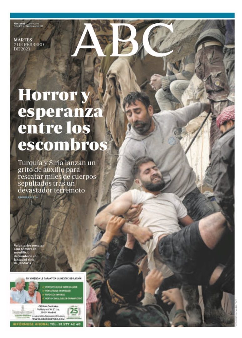 Portadas de la prensa internacional de este martes 7 de febrero de 2023