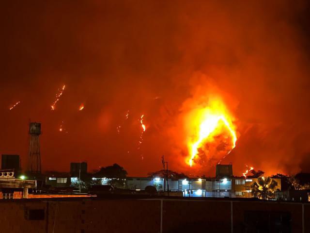 Reportaron fuerte incendio forestal en el Parque Nacional Henri Pittier este #26Mar (FOTOS)