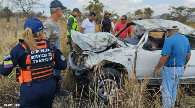 Accidente de tránsito en Guárico dejó al menos una joven fallecida y cinco heridos