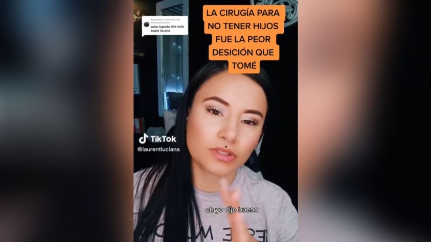 EN VIDEO: se arrepintió de operarse para no tener hijos tras conocer “al amor de su vida” y la historia se hizo VIRAL