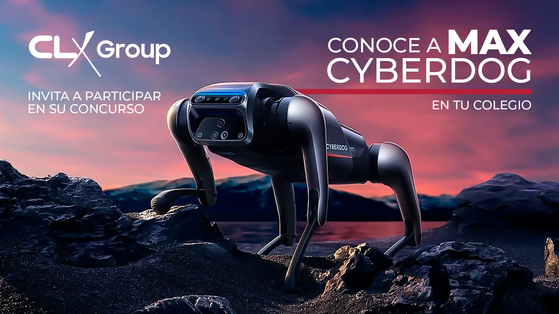 CLX Group invita a participar en su concurso “Conoce a MAX CyberDog en tu colegio”