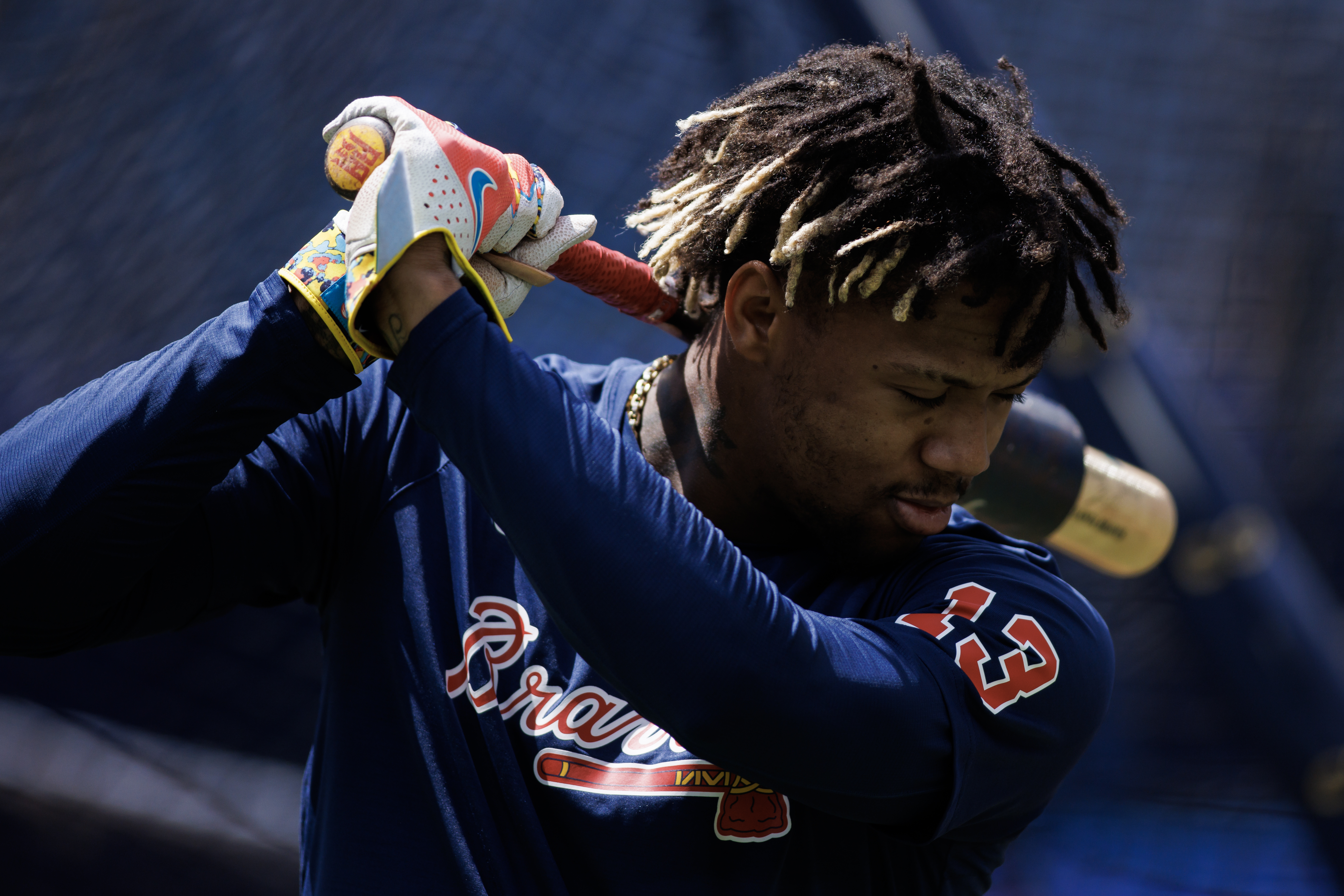 Ronald Acuña, encaminado a emular marca histórica de Babe Ruth