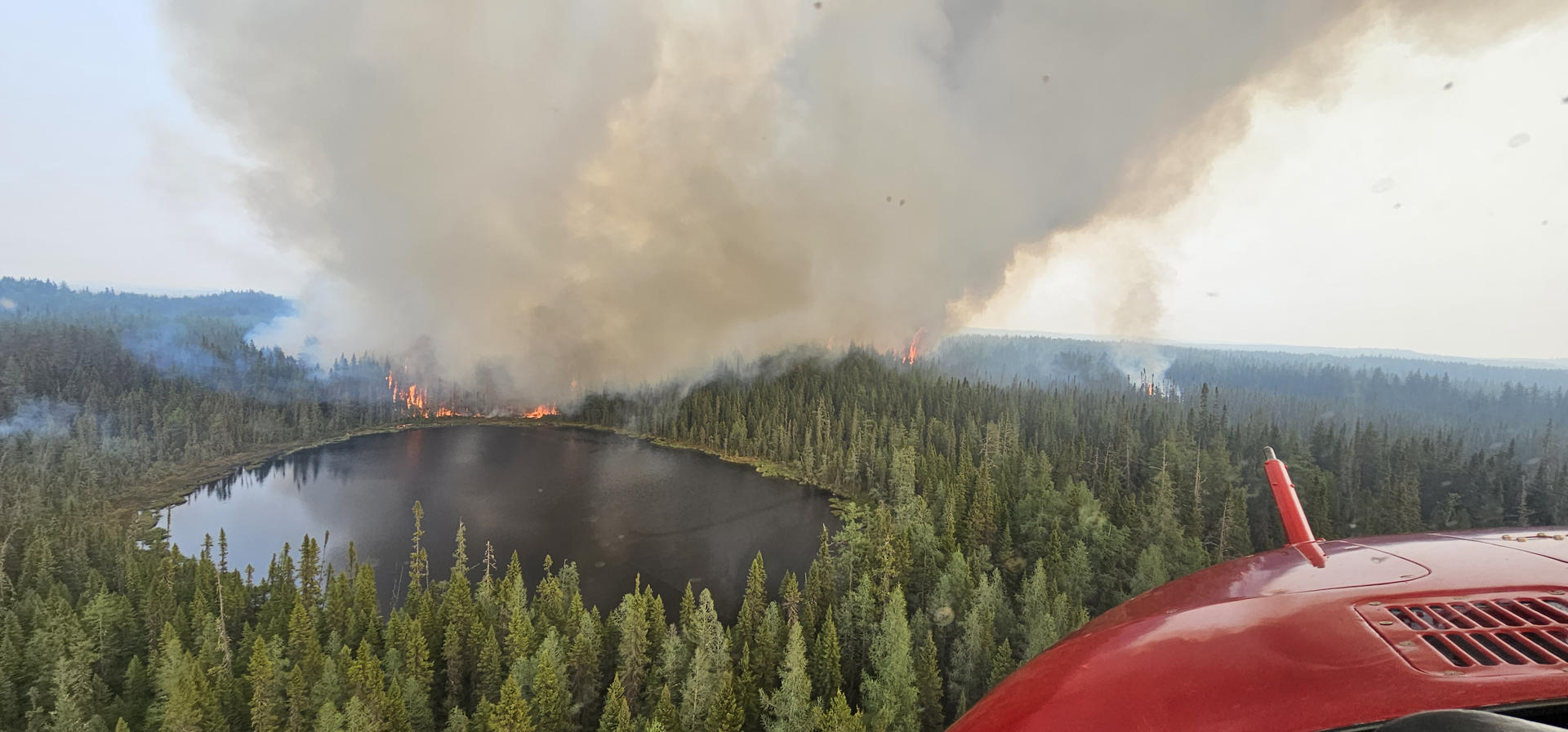 El humo de los incendios en Canadá llega a Portugal este #26Jun tras su paso por España