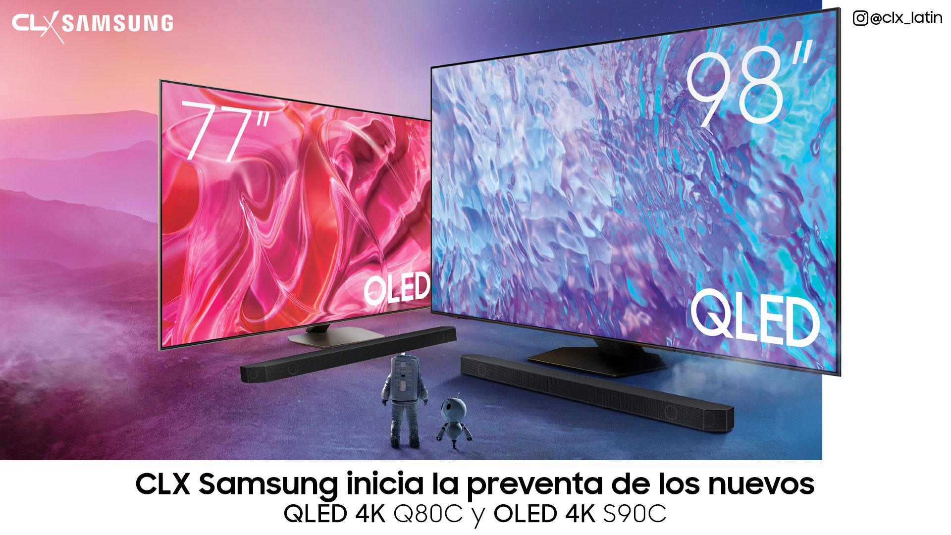 CLX Samsung inicia la preventa de los nuevos QLED 4K Q80C y OLED 4K S90C