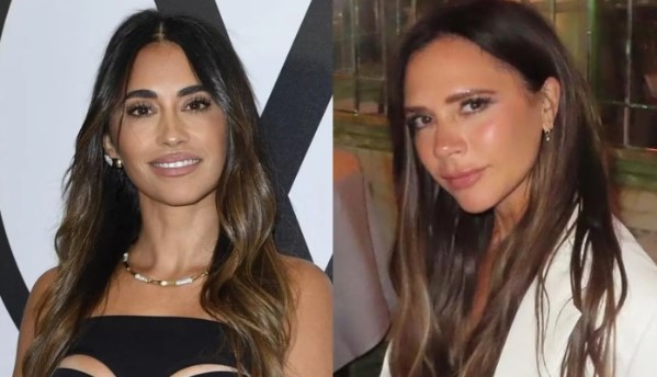 Antonela Roccuzzo y Victoria Beckham cenaron “en familia”: Barbiecore y negro, los colores del Inter de Miami