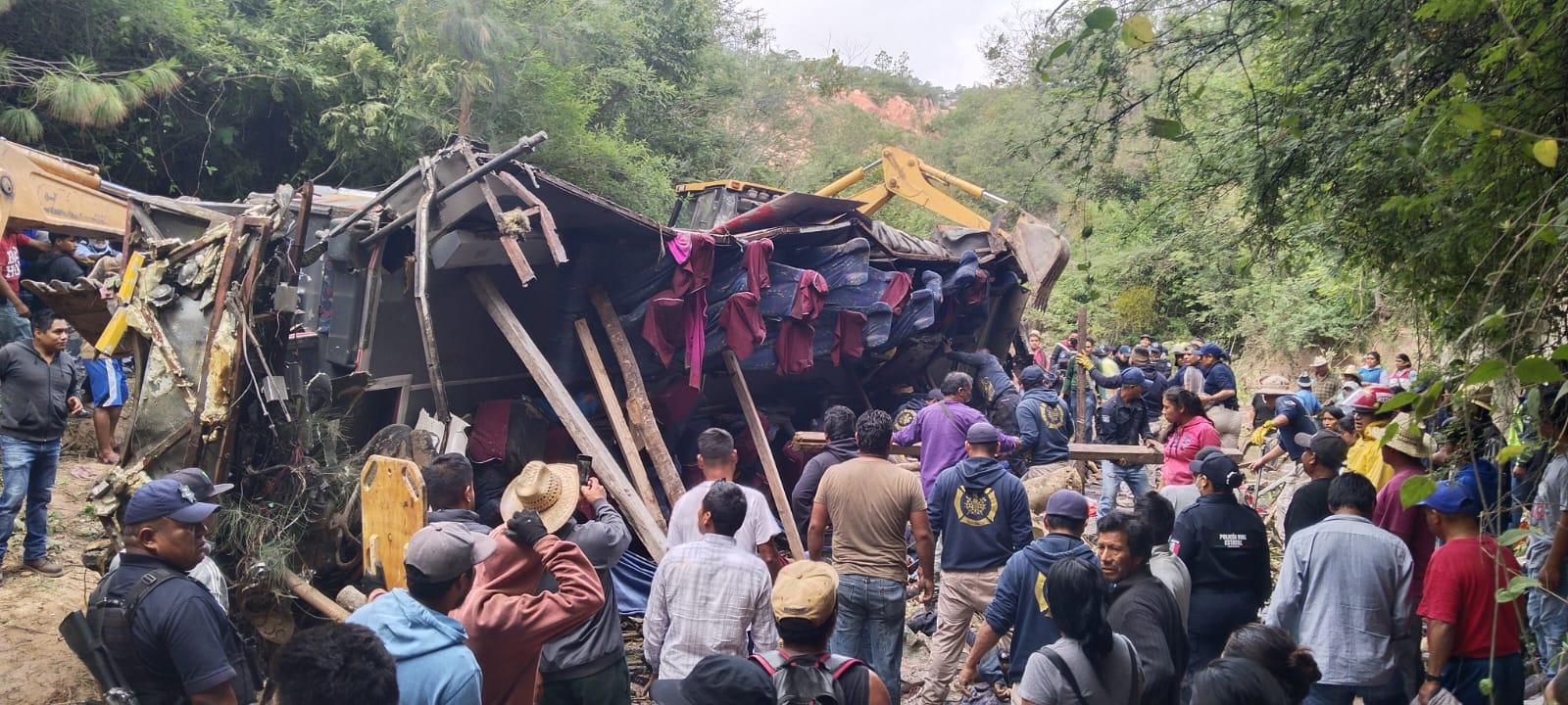 Trágico accidente en México: al menos 29 muertos tras caída de autobús en un barranco