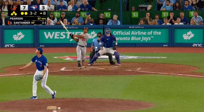 Anthony Santander pegó colosal grand slam para apalear a los Azulejos de Toronto (VIDEO)