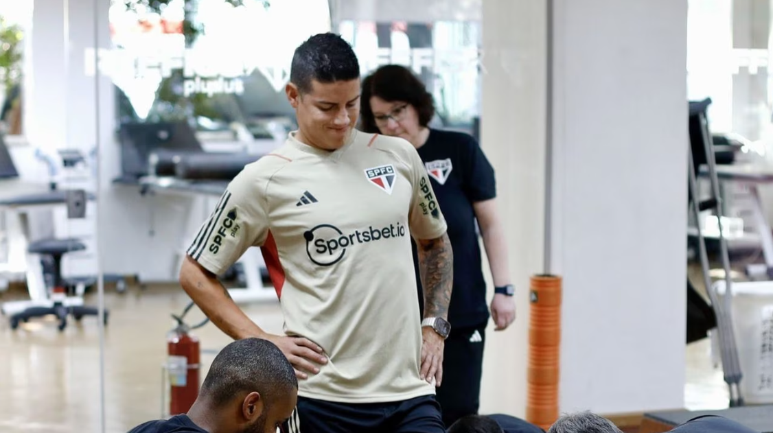 Cuerpo técnico del São Paulo destapó la verdad sobre el estado físico de James Rodríguez