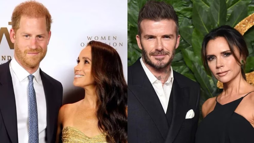 Biógrafo de la realeza reveló detalles de la pelea del príncipe Harry y Meghan con David y Victoria Beckham