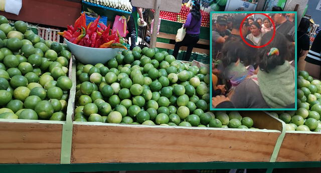 ¡Indignante! Vendedora le rompe la cabeza a su cliente tras verlo escogiendo limones