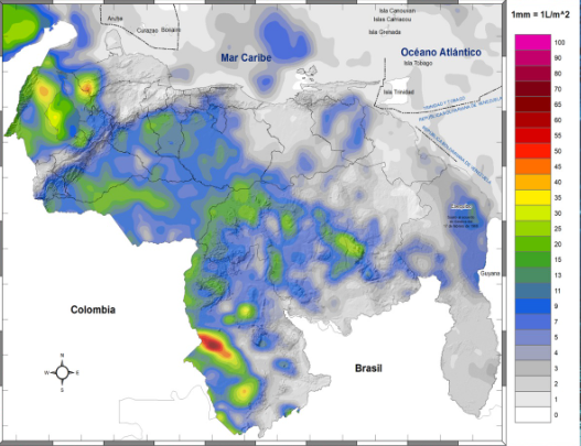 Inameh prevé ráfagas de viento y actividad eléctrica en algunas áreas de Venezuela este #10Sep