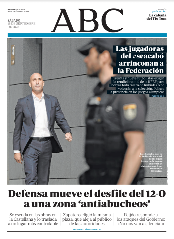 Portadas de la prensa internacional de este 16 de septiembre de 2023