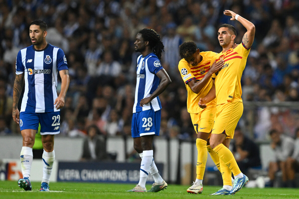 Barcelona quedó como líder de grupo tras apretado triunfo frente al Porto en Champions