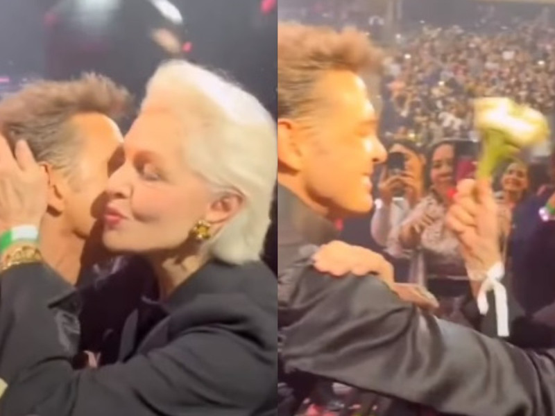 Tierno momento: Luis Miguel detuvo su concierto en Nueva York por la venezolana Carolina Herrera (VIDEO)