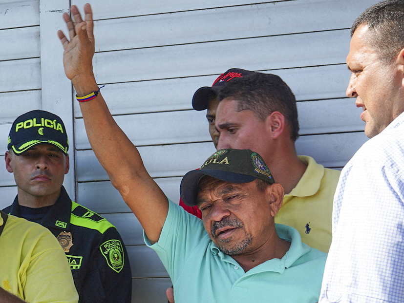 EN IMÁGENES: los cuatro presuntos secuestradores de “Mane” Díaz, capturados por la Policía colombiana