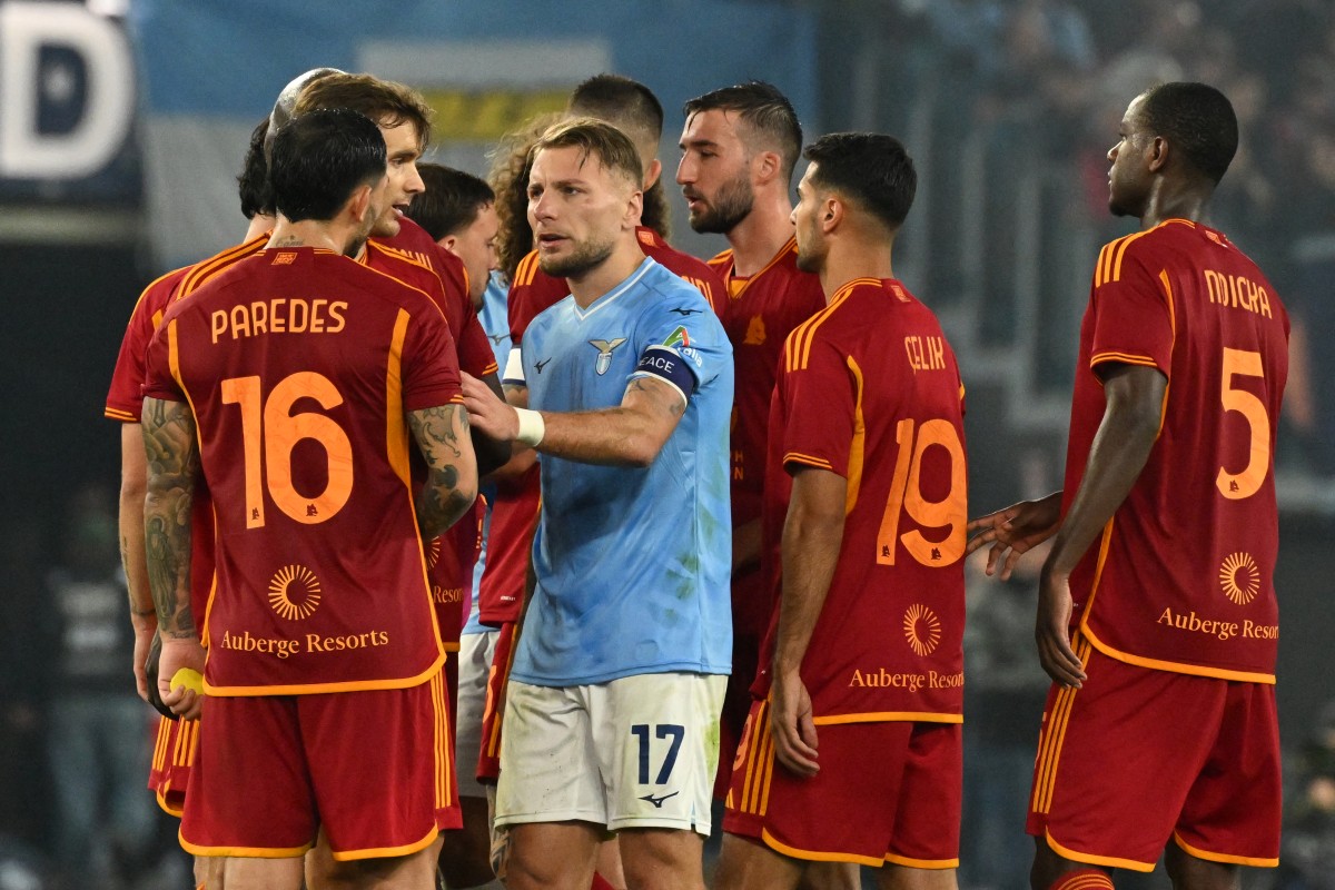 La Lazio no pasó de un amargo empate sin goles ante la Roma en el “Derbi de la Capital”