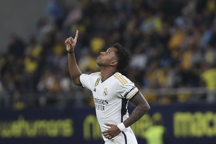 Real Madrid goleó en Cádiz gracias a un Rodrygo encendido