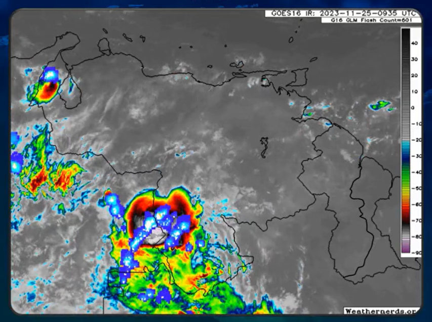 Inameh prevé escasa nubosidad y baja probabilidad de lluvias en el país este #25Nov