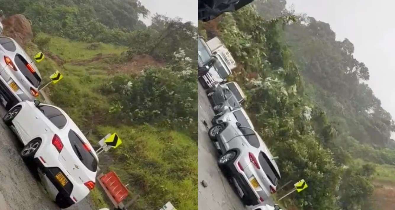 El momento exacto cuando ocurrió el derrumbe que dejó varias personas sepultadas en Chocó (Video)