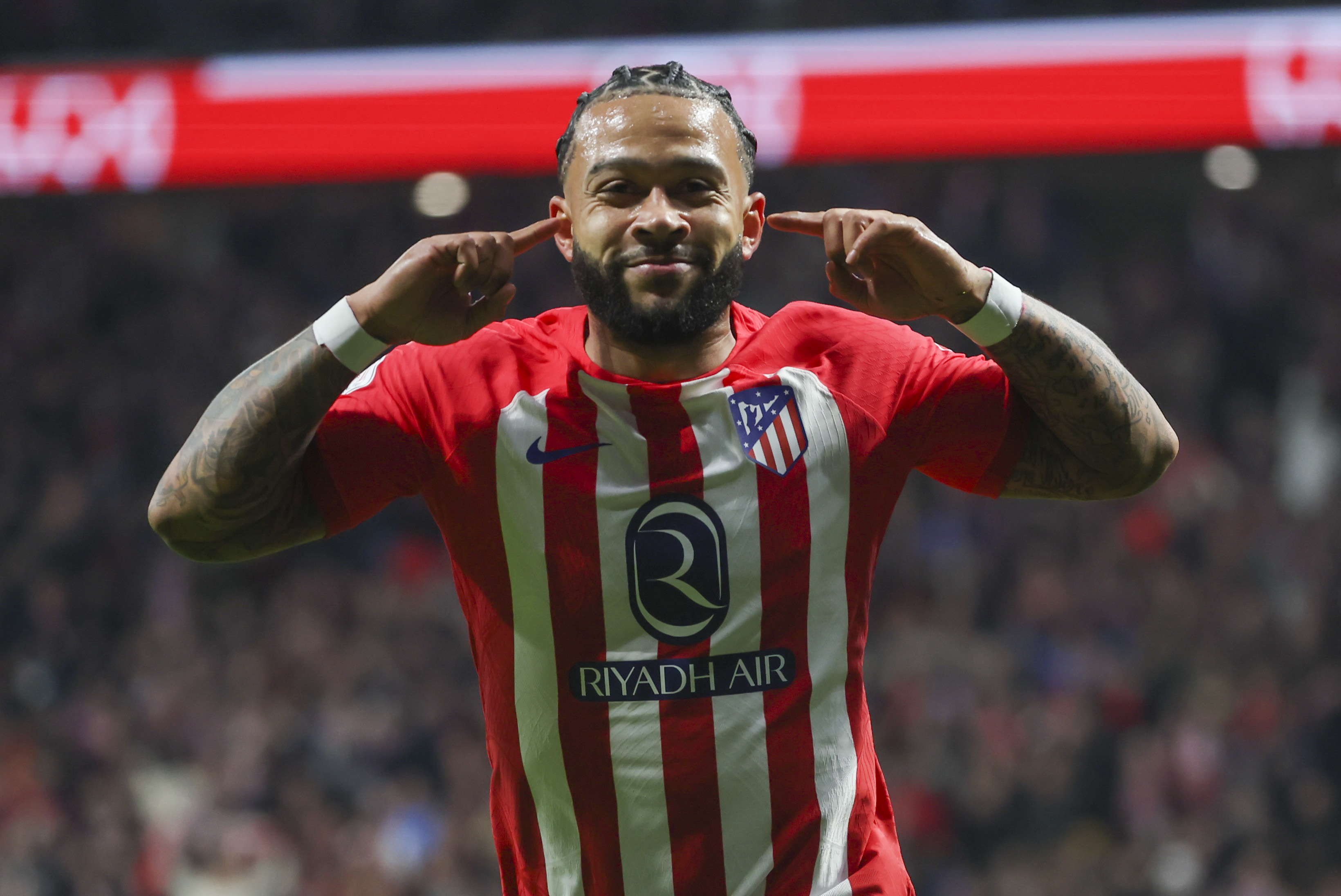 Depay metió al Atlético de Madrid en semifinales de la Copa del Rey