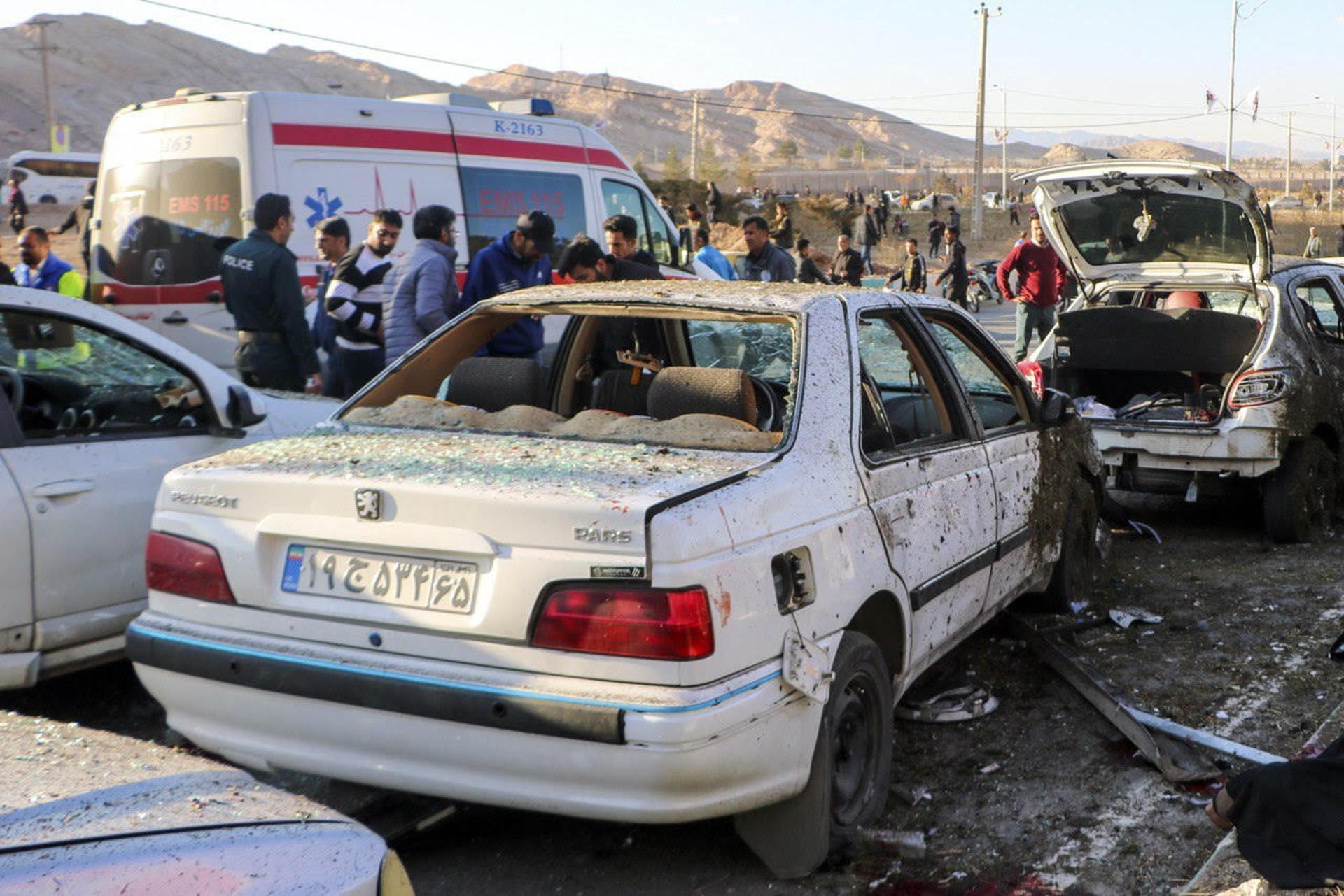 El VIDEO segundos después de la explosión que dejó más de 100 muertos en Irán