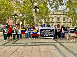 Venezolanos en el exterior se movilizaron para denunciar ola de persecución y detenciones arbitrarias por el chavismo