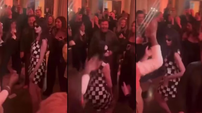 El momento en que Anne Hathaway fue captada haciendo twerk al ritmo de Nicky Minaj (VIDEO)