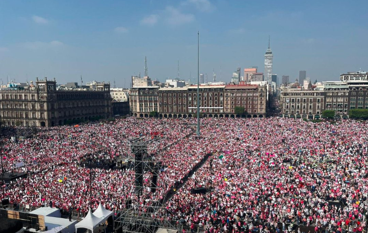 Impresionantes imágenes de la Marcha por la Democracia en contra de López Obrador en México